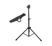 RUNROTOO Soporte Trípode Portátil para Pad de Práctica de Batería de 8 Pulgadas Doble Cara de Goma Ligera Bolsa de Transporte Rack Estable para Instrumentos Musicales Accesorio de