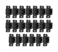 RUNROTOO Soportes de Esquina Angulares para Muebles 20 Piezas de Metal Conectores para Estantes en Ángulo Recto para Proyectos de Bricolaje en Madera