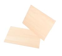 RUNROTOO Tablero de Madera para Tallado A3 30x45 Cm 2 Piezas, Tabla Lisa de Madera Maciza de 4 Mm para Grabado Artesanal y Bricolaje, Material para Impresión en Xilografía y Manualidades