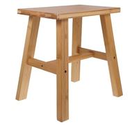 RUNROTOO Taburete Escalonado de Madera para Banco para Cambiar Zapatos Ligero y Portátil Multifuncional para Baño Cocina y Sala Taburete Pequeño y Compacto de Madera Natural