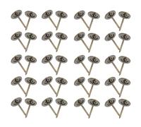 RUNROTOO Tachuelas de Tapicería 100 para Muebles de Acero Inoxidable Reducen Daños en Paredes y Madera Cabeza Plana y Redonda, Ideales para Proyectos DIY y Decoración