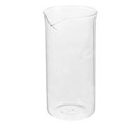 RUNROTOO Taza de Repuesto para Cafetera Prensa Francesa de Vidrio Resistente al Calor 600 Ml Filtro y Tapa Antideslizante, Accesorio Esencial para Preparar Café y Té en Cocina U Oficina