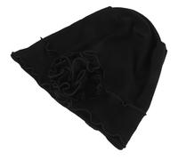 RUNROTOO Turban para Mujer con Gran Flor Gorro Quimioterapia Suave y Transpirable para Pérdida de Cabello Pañuelo Cabeza Cómodo y Decorativo para Pacientes con Cáncer