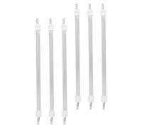 RUNROTOO Varilla Calefactora de Cuarzo 6 Piezas 20 CM para Calentador Eléctrico Infrarrojo Repuesto para Uso en Calefacción Residencial