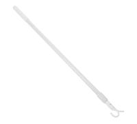 RUNROTOO Varilla Telescópica para Tirar Cortina de Aleación de Aluminio de Color Blanco Fácil Instalación para Cortineros de Ventanas y Persianas Enrollables