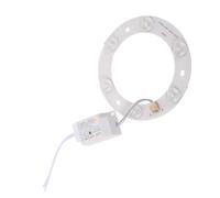 RUNROTOO Ventilador de techo LED empotrable con luz - Panel magnético redondo de reemplazo para iluminación de sala de estar, dormitorio y oficina, 4.3 pulgadas, 9 W