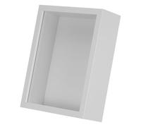 RUNROTOO Vitrina para colección de Insectos - Caja expositora para especímenes de Mariposas y Almacenamiento para entomología de Insectos y Mariposas White
