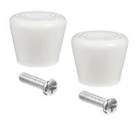 RUNROTOO Zapata de Freno para Patines de Cuatro Ruedas Cabezales Dobles y Tornillos, Sistema Antideslizante para Movilidad Urbana y Control Seguro