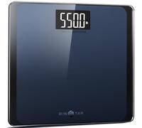 RunStar Báscula de Baño Digital con Números Gigantes y Plataforma Ancha, Capacidad 250kg/550 lb para Pies Grandes, Precisión de Peso Corporal Garantizada