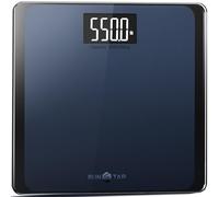 RunStar Báscula de Baño Digital con Números Gigantes y Plataforma Ancha, Capacidad 250kg/550 lb para Pies Grandes, Precisión de Peso Corporal Garantizada