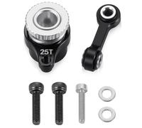 Runup 25T - Juego de protectores de aluminio para coche Arrma 1/18 Granite Grom/Typhon Grom 1/14 Mini Mojave Grom 2S RC Car Upgrade (25T)