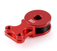 Runup Aluminio 25T Servo-Saver Piezas de actualización y accesorios para ARRMA Fury Mega 1/10 RC Car (Rojo)