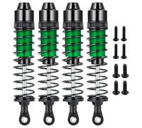 Runup Amortiguador de aceite de aluminio de 90 mm extendido para 1/12 TA-mi-ya CW-01 Lunch Box 58347 RC Monstercar piezas de actualización (verde)