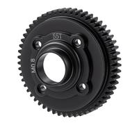 Runup Engranaje diferencial central para Tra-xxas 1/7 UDR Unlimited Desert Racer 0,8 M 47T 51T 55T Engranaje diferencial de acero endurecido RC Auto Upgrade Parte (55T)