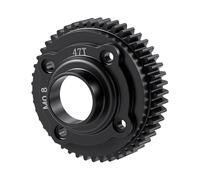 Runup Engranaje diferencial central para Tra-xxas 1/7 UDR Unlimited Desert Racer 0,8 M 47T 51T 55T Engranaje diferencial de acero endurecido RC Auto Upgrade Parte (47T)
