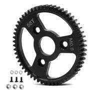 Runup Engranaje principal de acero al carbono 54T 56T 58T engranaje principal 32P 0,8 M para 1/10 Tra-xxas Slash Platinum Rustler Stampede 4x4 VXL 2WD Jato Rally E-REVO Summit T-Maxx (56T)