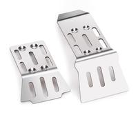 Runup Protector de chasis RC de acero inoxidable, protección contra el empotramiento, protección de eje para piezas de actualización 1/18 Arrma Granite Grom Typhon Grom Mega 380