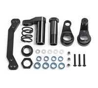 Runup RC Car Accessories - Kit de montaje para grupos de dirección, de aleación de aluminio, para 1/8 Tra-xxas Sledge (negro)