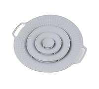 RUNUP Tapa de tapón de derrames, evita que la olla hierva, tapa de silicona de 12 pulgadas, herramienta de cocina multifunción para cocina, microondas, cuencos