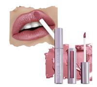 Runway Rogue Labial Líquido Brillante De Larga Duración Pearl Glam, Labial Metálico Malva Pálido Con Destellos Plateados Y Dorados, 'Boss Babe'