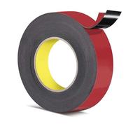 Runyu® Cinta adhesiva de doble cara, 25 mm × 25 m, extra fuerte, resistente al agua, cinta adhesiva de montaje multifuncional para coche, decoración del hogar, decoración de oficina