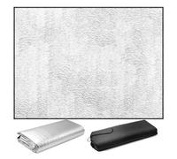 RUNYU Esterilla aislante de aluminio para camping, plegable, 150 x 200 cm, manta aislante de aluminio, manta térmica de espuma, para exteriores, ultraligera, esterilla de camping