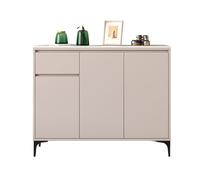 RUNZE765Z Almacenamiento de Entrada Zapatero Grande con Puertas, Zapatero de Entrada, Organizador Independiente for Pasillo y Sala Estar, Pino Gestión de Calzado