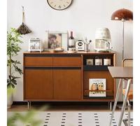 RUNZE765Z Mesa pequeña Salon Aparador de Madera Maciza, Mueble café Vintage, Almacenamiento, revistero, doméstico for Sala Estar Mesa de Centro Salon