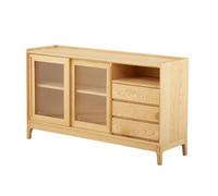 RUNZE765Z Mesa pequeña Salon Aparador Gabinete de Almacenamiento con Puertas, Cocina Buffet, for Sala Estar, Comedor, Entrada Mesa de Centro Salon