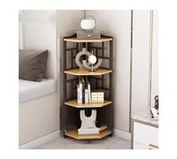 RUNZE765Z Mesa pequeña Salon Gabinete de Esquina Estante Piso a Techo for Sala Estar Moderna Almacenamiento Minimalista Estantería Triangular for Dormitorio Mesa de Centro Salon