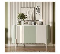 RUNZE765Z Mesa pequeña Salon Gabinete de Zapatos Entrada Moderno, aparador Sala Estar Estilo Crema, gabinete Decorativo, Comedor, Almacenamiento Mesa de Centro Salon(120 * 40 * 90cm)