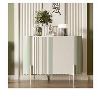 RUNZE765Z Mesa pequeña Salon Gabinete de Zapatos Entrada Moderno, aparador Sala Estar Estilo Crema, gabinete Decorativo, Comedor, Almacenamiento Mesa de Centro Salon(100 * 40 * 90cm)