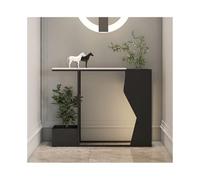 RUNZE765Z Mesita Auxiliar Mueble de Flores Alta Gama for Pasillo Estrecho mármol for casa para el recibidor(Grande)