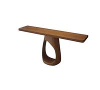 RUNZE765Z Mesita Auxiliar Pieza Decorativa de Mesa Entrada Rectangular Madera para el recibidor(Pequeño)