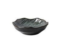 RUNZE765Z Tazones para salsa Vajilla personalizada for Hotel, plato frío con forma creativa, ensaladera, plato de cerámica Retro for aperitivos, plato for salsa Tazas de Salsa(Green)