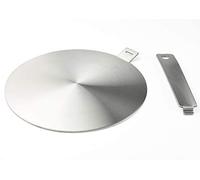 Runzi - Adaptador de inducción, disco convertidor para placa de inducción, placa de difusión de calor, con mango y base separables, 20 cm