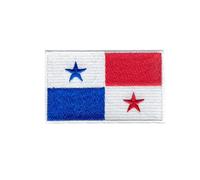 Ruoming Ruoming - 1 parche termoadhesivo bordado con bandera nacional, 3.15 x 2 pulgadas, para ropa, bolsas (Panamá)