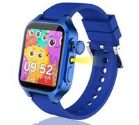 Ruopoem Reloj Inteligente Niño, Smartwatch Niños con 32 Juegos Cámara Música Vídeo Podómetro Audiolibro Despertador HD Pantalla Táctil, Reloj Niño Juguetes Regalos para Niños Niñas