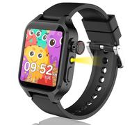 Ruopoem Reloj Inteligente Niño, Smartwatch Niños con 32 Juegos Cámara Música Vídeo Podómetro Audiolibro Despertador HD Pantalla Táctil, Reloj Niño Juguetes Regalos para Niños Niñas