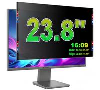 ruord Protector de privacidad magnético para monitor de 23,8 pulgadas 16:9, filtro de luz azul y protección antirreflejos, protector de privacidad extraíble, filtro de privacidad de PC para oficina