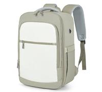 RuoSien Mochila Viaje Cabina Avion 40x30x20,Mochila Ryanair 40x30x20 para Equipaje de Mano,Mochila Cabina Bolsa de Viaje Mochilas Casual Con Bolsillo Antirrobo(Avena,40X20X28CM)