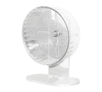 Ruota del Criceto Silenziosa - Ruota di Esercizio Trasparente in Acrilico | Accessori per Criceti, Gerbilli, Furetti, Ricci e Piccoli Animali