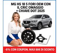 Ruotón De Repuesto 18 Pulgadas MG HS OEM Con Cric + Llave DOT 2025