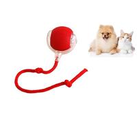 Ruovselz Juguete interactivo con ruedas para perros y gatos, bola eléctrica automática inteligente de 360°, masticable y rodante, diversión viral para mascotas de interior, estimula el ejercicio y el