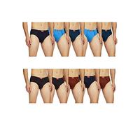 Rupa Jon Calzoncillos de algodón para hombre, 10 unidades (los colores pueden variar), Varios colores e impresión pueden variar, 5