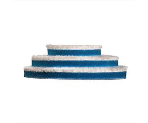 Rupes Almohadilla de microfibra D-A COARSE, FINE, ULTRA-FINE en varios tamaños para pulir su coche (130 mm, Coarse Azul)