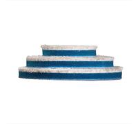 Rupes Almohadilla de microfibra D-A COARSE, FINE, ULTRA-FINE en varios tamaños para pulir su coche (160 mm, Coarse Azul)