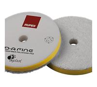 Rupes Almohadilla de microfibra D-A COARSE, FINE, ULTRA-FINE en varios tamaños para pulir su automóvil (80 mm, Amarillo fino)