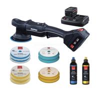 Rupes Ibrid Exzenter-Poliermaschine 15mm Hub - Ø125mm - 2 Pilas - Cargador