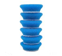 Rupias Guas gruesas de espuma oribital aleatoria (azul) 34/40 mm 6 PCS
